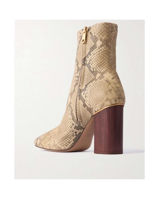 Chloé Brown Ambre Short Boots