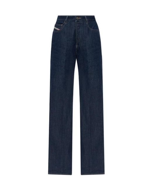 DIESEL Blue 1971 D-Sent Wide-Leg Jeans