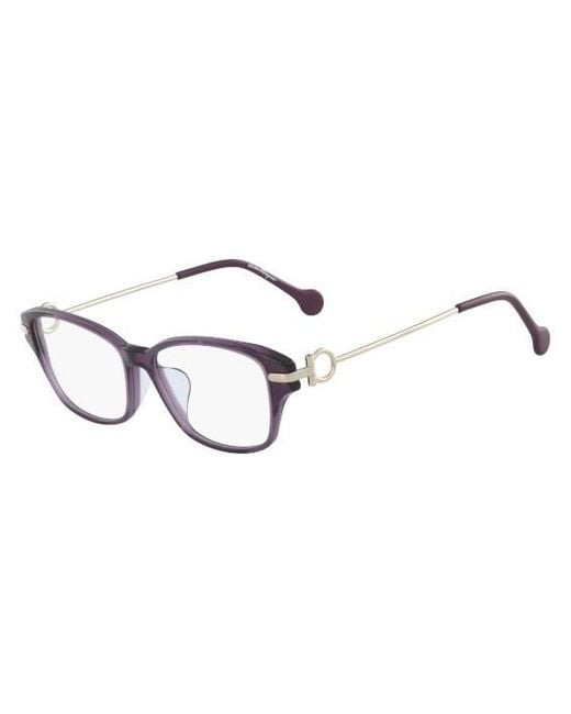 Ferragamo White Logo Flat Mirror