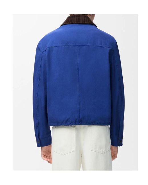 Loewe Blue Long Sleeved Jacket for men