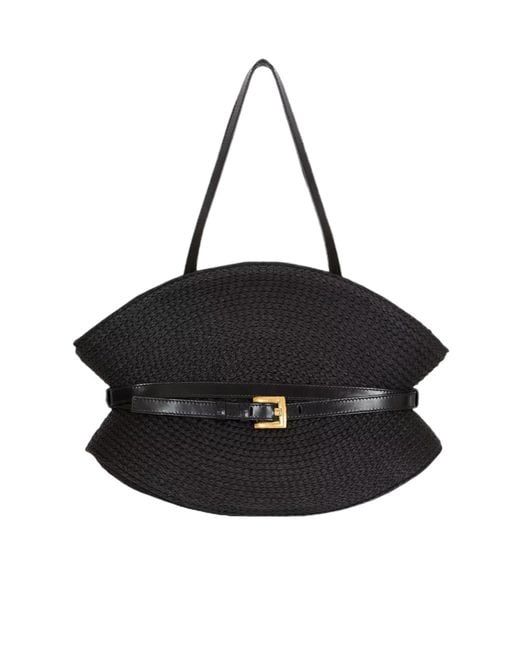 Balmain Black Shuffle Medium Bag