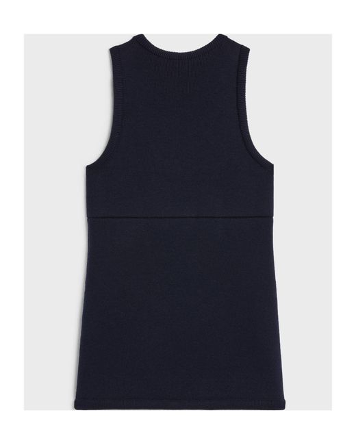 Céline Blue Tunic Mini Dress
