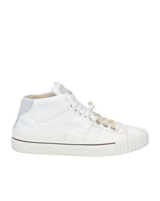 Maison Margiela White High-Top Sneakers