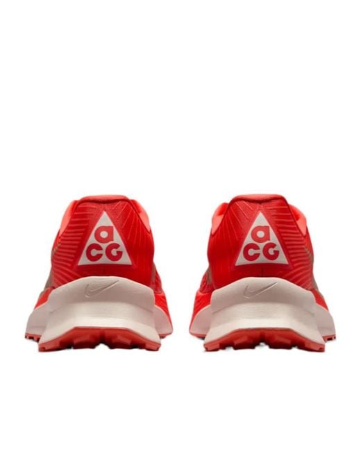 Nike Red Acg Ultrafly Trail Racing Shoes for men