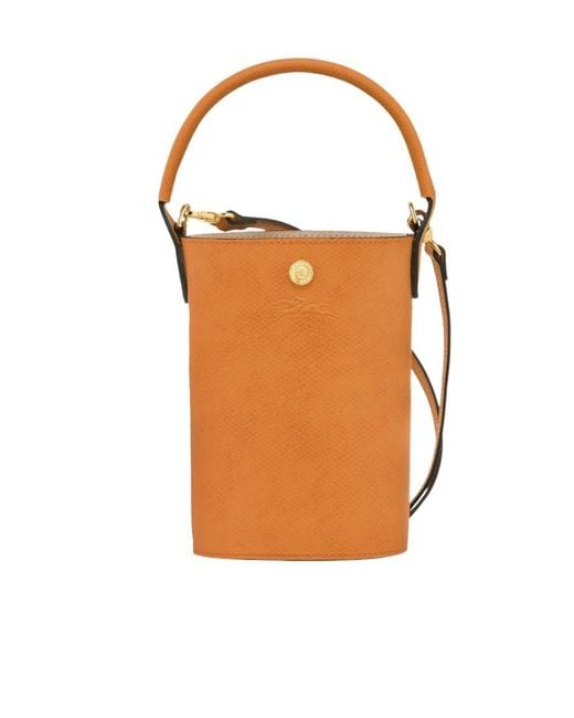 Longchamp Orange Épure Xs Bucket Bag