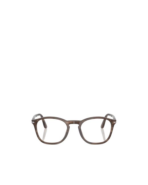 Persol White Round-Frame Glasses for men