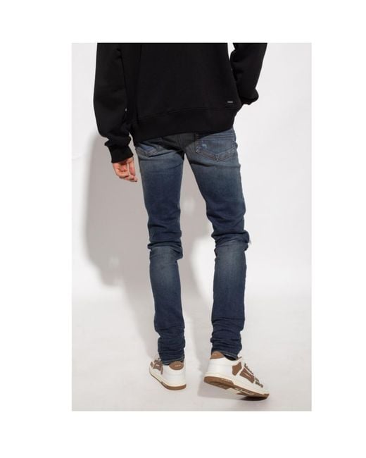 Amiri Blue Five-Pocket Jeans for men