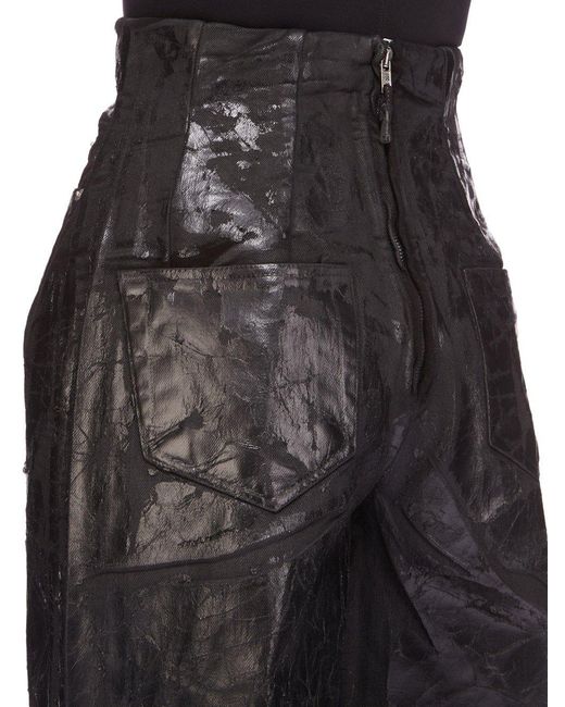 Rick Owens Black Dirt Cooper Trousers