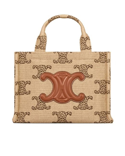 Céline Metallic Small Cabas Thais
