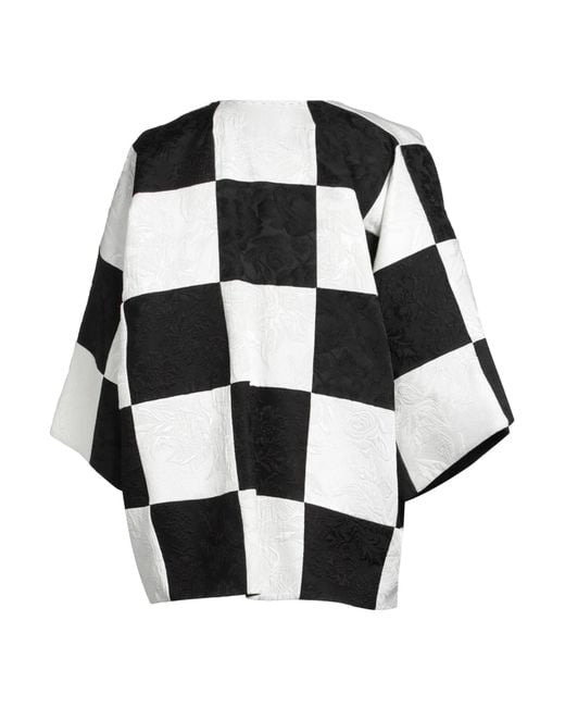 Dolce & Gabbana Black Checkered Jacket