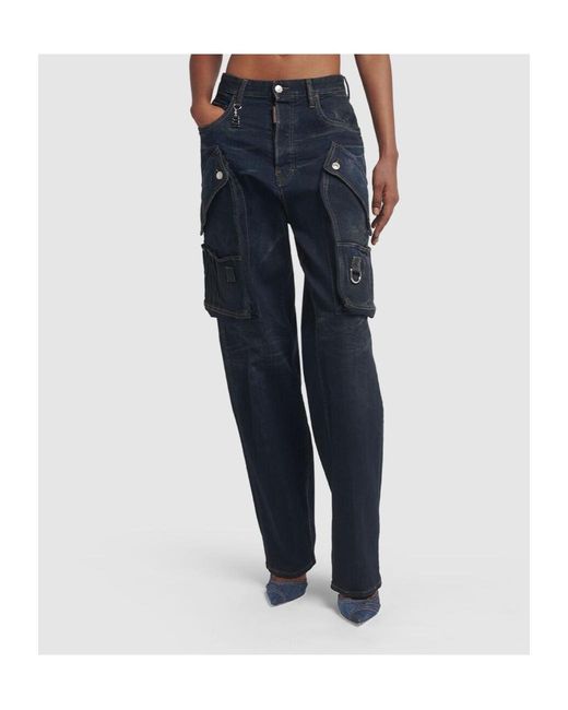 DSquared² Blue Work Jeans