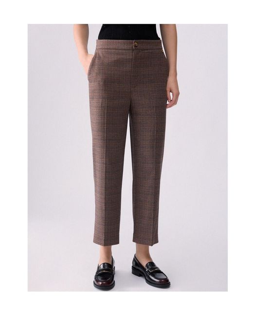 Liu Jo Brown Cigarette Pants