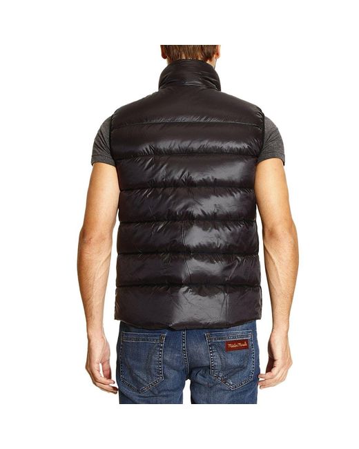 EA7 Black Logo Details Vest Cotton Suit for men