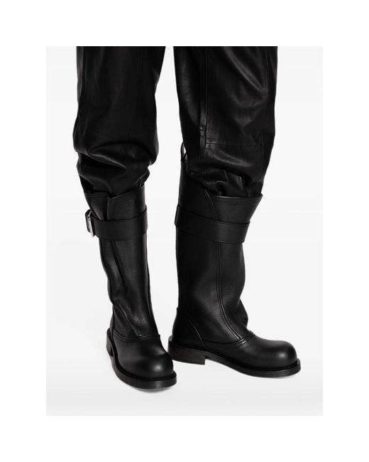 IRO Black Round-Toe Short Boots