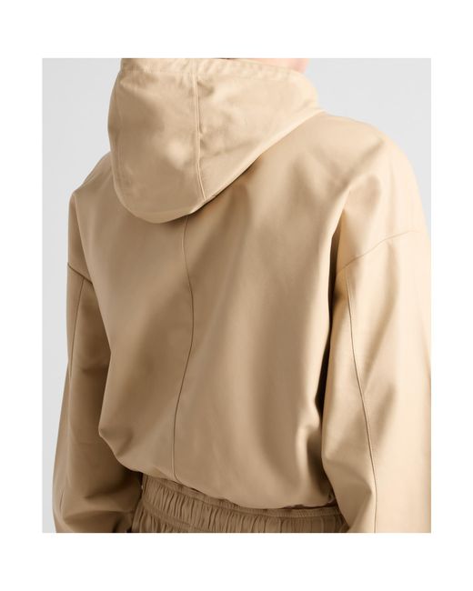 Prada Natural Nappa Leather Jacket