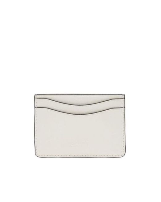 Ganni White Cat Printed Cardholder
