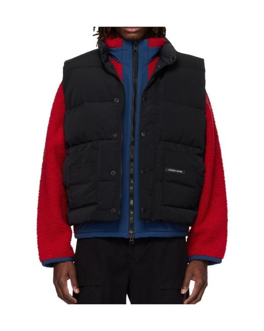 Canada Goose Black Ledger Vest for men