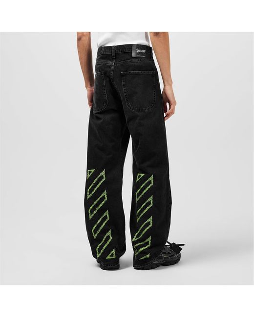 Off-White c/o Virgil Abloh Black Casual Jeans for men