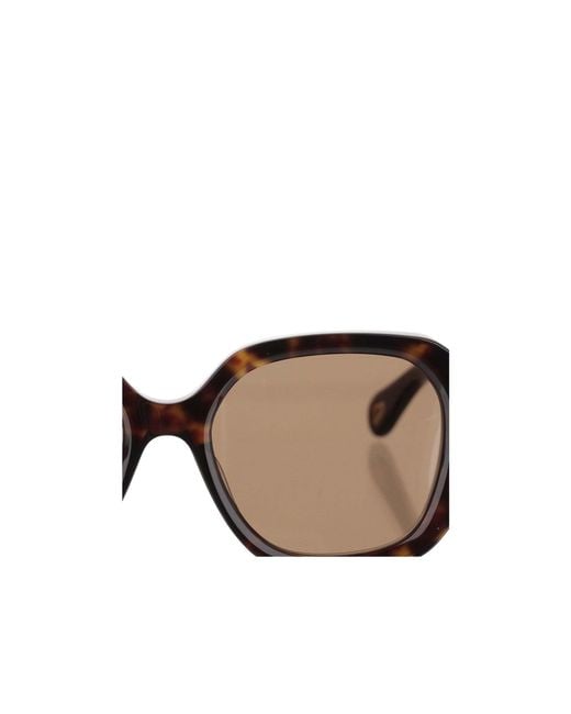 Chloé Multicolor Chloé Eyewear Geometric Frame Sunglasses