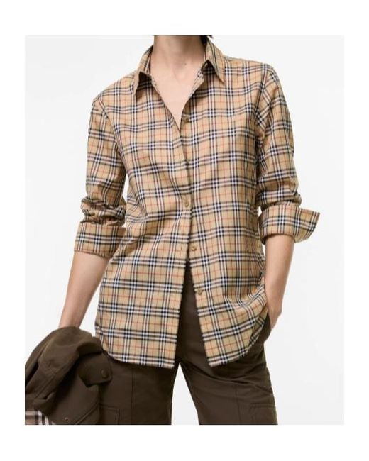 Burberry Natural Classic Fit Check Shirt