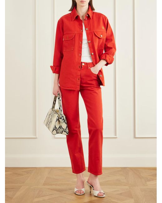 Blazé Milano Red Blazé Milano Clapotis Straight-Leg Jeans