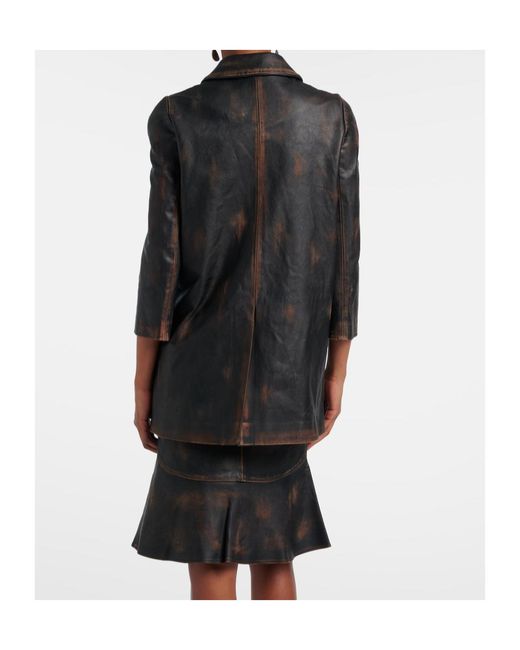 ShuShu/Tong Black Leather Jacket