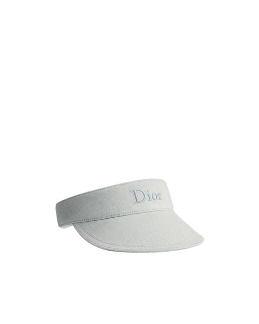 Dior White Iviera D-Smash Visor