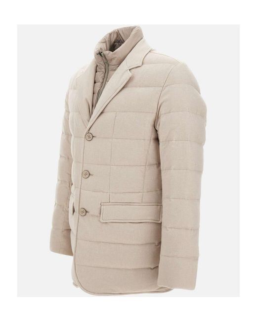 Herno Natural Quilted Jacket for men