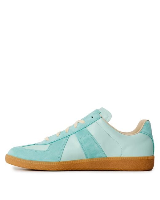 Maison Margiela Blue Retro Sneakers for men