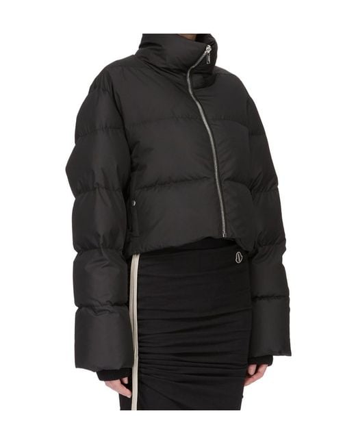 Moncler Black Moncler Rick Owens Cropped Cyclopic Jacket for men
