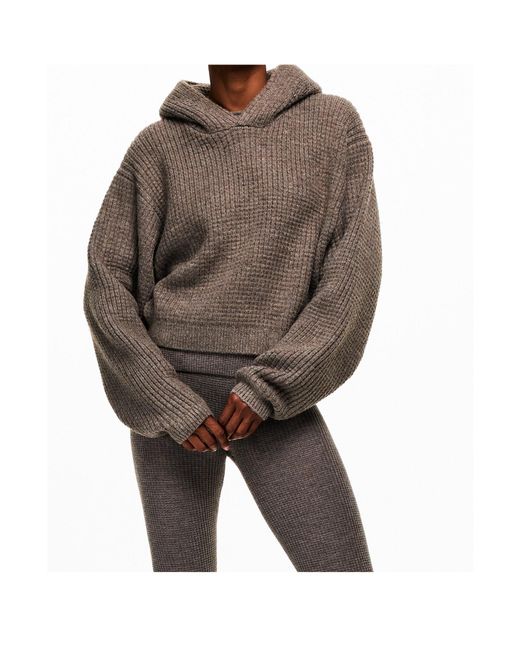 Fear Of God Brown Hooded Long-Sleeved Knitwear