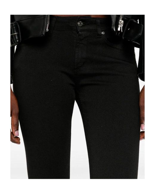 Dondup Black Cotton Denim