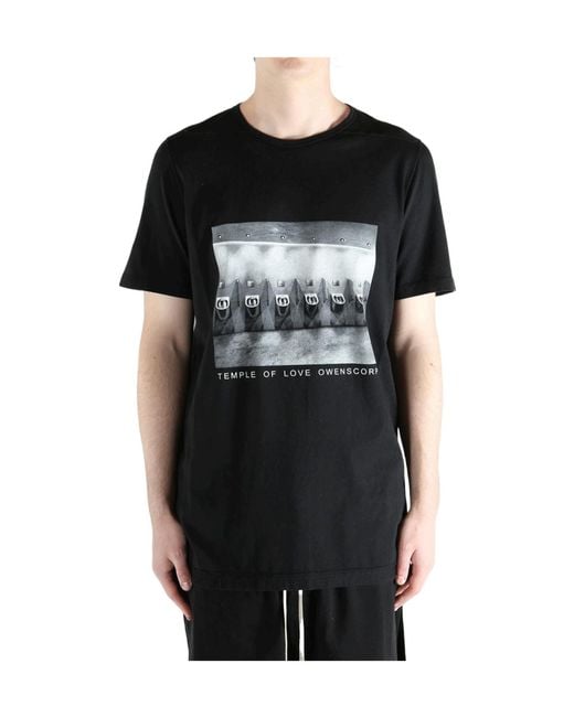Rick Owens Black Level Crewneck T-Shirt for men