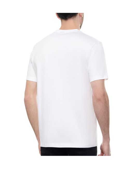 Boss White Boss Logo Printed Crewneck T-Shirt for men