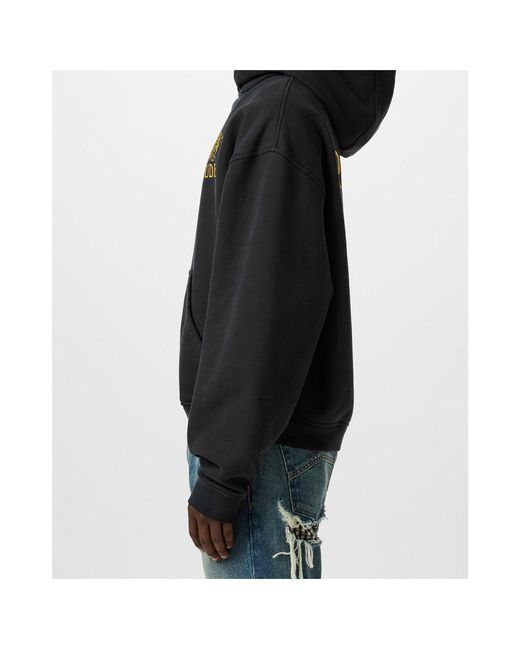 Rhude Black Hoodie for men