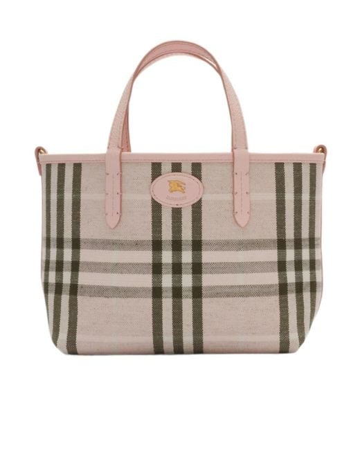 Burberry Pink Mini Reversible Bloomsbury Tote