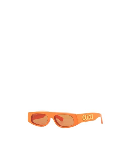 Gucci Orange Eyewear	Rectangle Frame Sunglasses