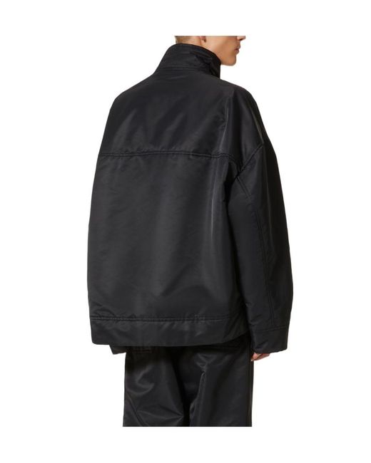 Valentino Black Stud Detailed Zip-Up Jacket for men