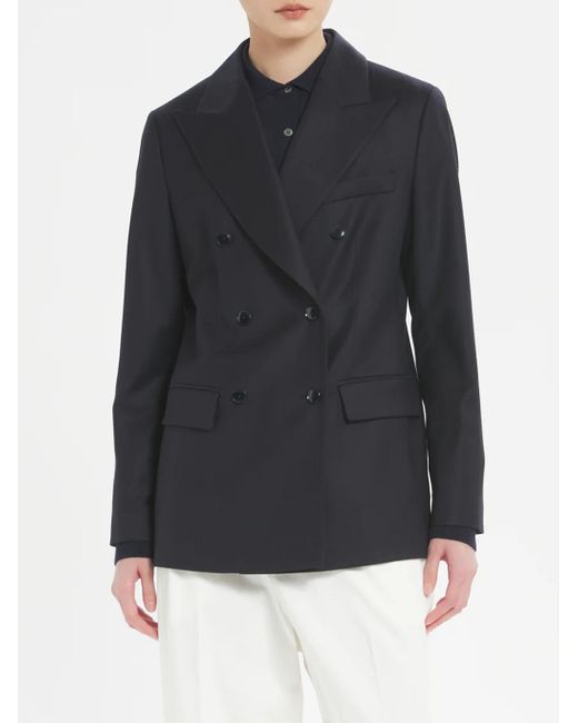 Barena Black Double-Breasted Jacket