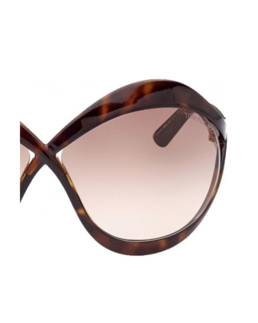 Tom Ford Pink Eyewear Carine Oversized-Frame Sunglasses