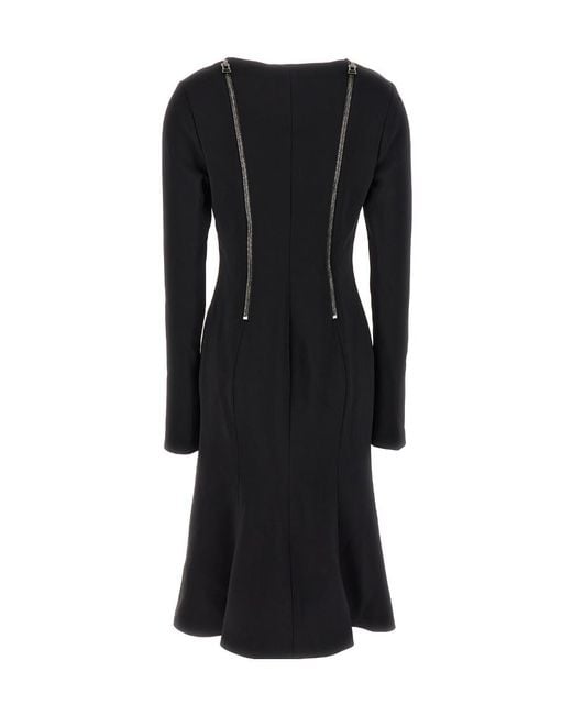 Tom Ford Black Cut-Out Midi Dress