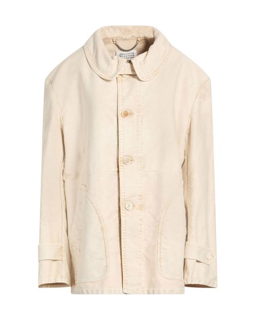 Maison Margiela Natural Plain Colour Jacket