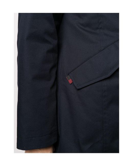 Woolrich Blue Padded Parka Coat