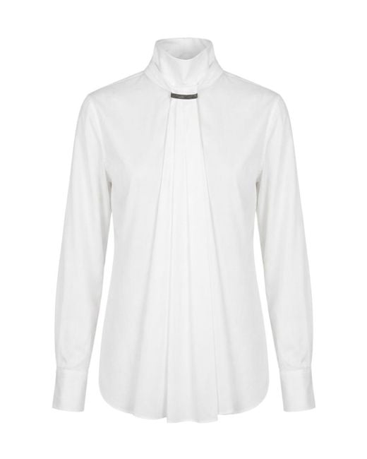 Brunello Cucinelli White Blouse