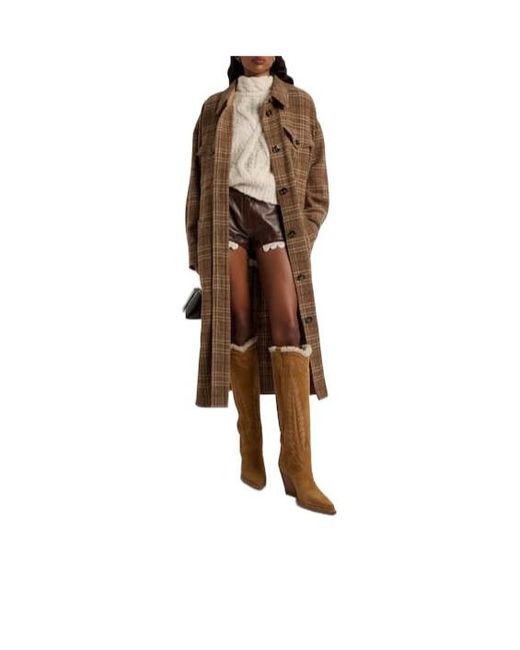 Paris Texas Brown Suede Cowboy Boots