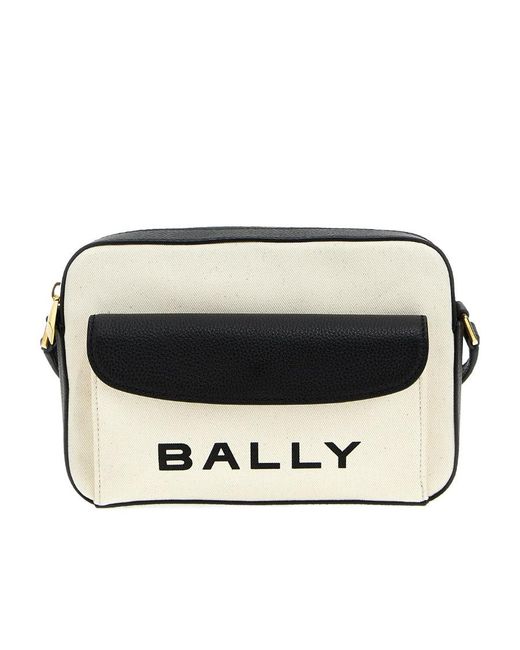 Bally Black Top Zipper Shoulder Bag