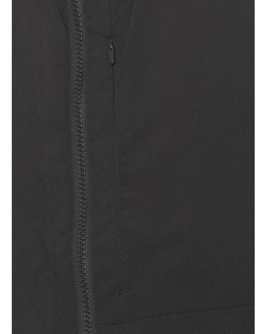 Save The Duck Black Zip-Front High Neck Vest Jacket for men