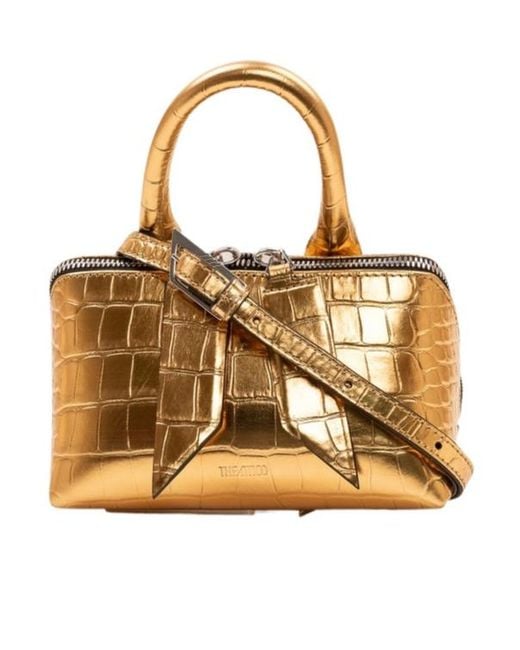 The Attico Metallic The Friday Mini Shoulder Bag