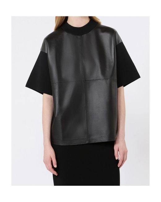 Max Mara Black Studio Segale Short Sleeve T-Shirt