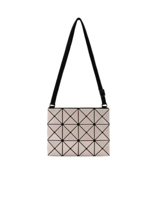 Issey Miyake White Zippered Shoulder Bag